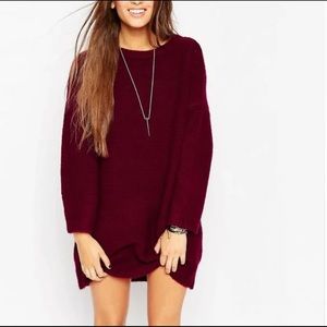 ASOS Oversized Jumper Dress In Chunky Knit Medium